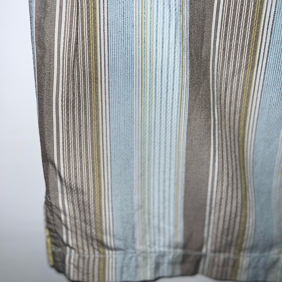 Tommy Bahama Shirt Mens Medium Multicolor Shirt Sleeve Silk Cotton Blend NWT - Picture 13 of 15